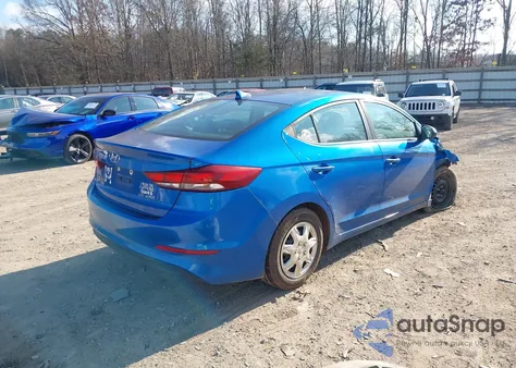 2017 Hyundai Elantra Se z USA, uszkodzony, nr VIN KMHD74LF9HU078457